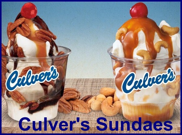 Culver's Sundaes 