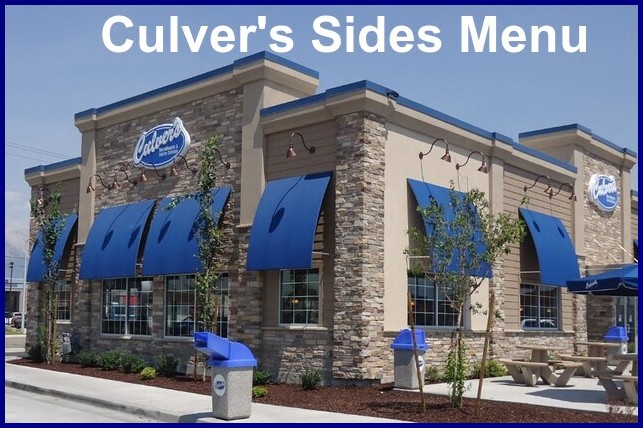 Culver's Sides Menu